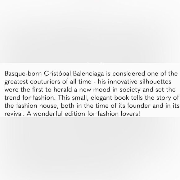 Anthropologie “Little Book Of Balenciaga” Book - Picture 5 of 5